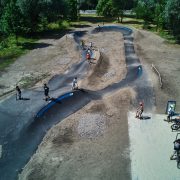 Gliwice Kopernik Pumptrack fot Michal Buksa DJI 0856