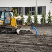 Budowa boiska w Katowickiej Kostuchnie