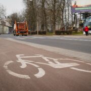 Droga rowerowa na ul Hallera