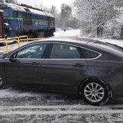 Kolizja z pociagiem w zawierciu