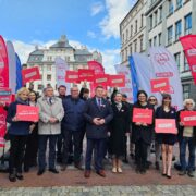 Konferencja prasowa lewicy