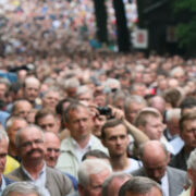 Pielgrzymka mezczyzn do piekar