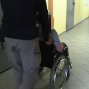 Podpalenie drzwi sądu