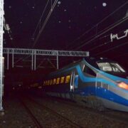 Potracenie przez pociag łazy