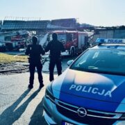 Pozar pawilonu w rudzie slaskiej