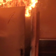 Pozar w dabrowie gorniczej