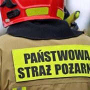 Pożar w dabrowie górniczej