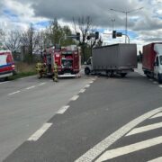 Wypadek karetki w żorach