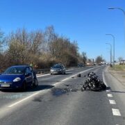 Wypadek motocyklisty tychy