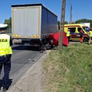 Wypadek motocyklisty w czeladzi