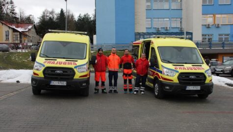 Ambulanse w cieszyńskim Szpitalu Śląskm