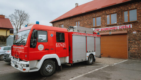 modernizacja remizy OSP Sosnowiec Cieśle