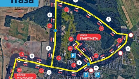 3 PKO Piekarski Polmaraton trasa