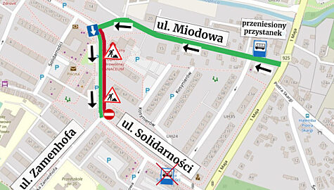 zmiana organizacji ruchu na ul. Solidarności w Rudzie Śląskiej