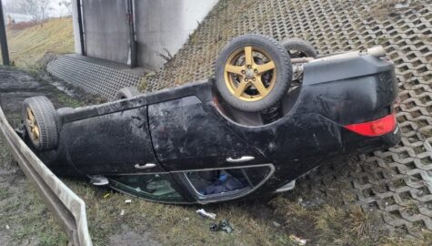 wypadek zakręt mistrzów Ruda Ślaska