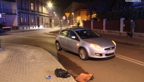 potrącenie pieszej w Tarnowskich Górach