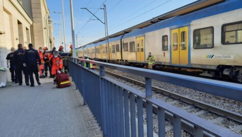 Dworzec interwencja Zawiercie straz pozarna 1