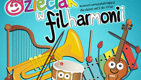 Dzieciak w filharmonii plakat