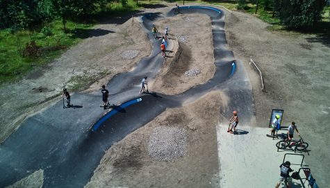 Gliwice Kopernik Pumptrack fot Michal Buksa DJI 0856