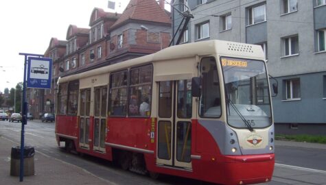 Konstal 105 N 2 K na linii nr 18