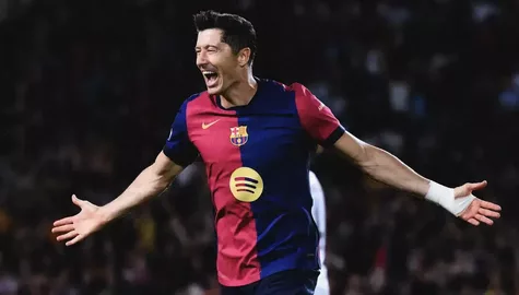 Lewandowski barcelona real gole