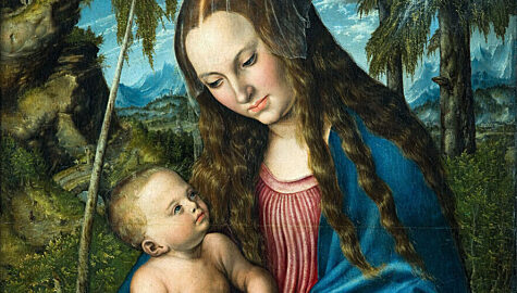 Lucas Cranach Madonna pod jodlami