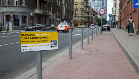 Na zlikwidowanych miejscach parkingowych pojawią się specjalne tabliczki Fot S Rybok