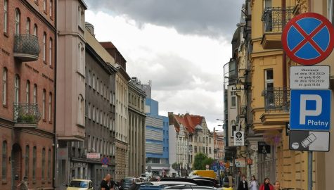 Oznakowanie w centrum miasta fot M Mendala