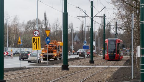 Po 21 miesiącach od podpisania umowy tramwaje liniowe rozpoczną eksploatację nowej linii tramwajowej wzdłuż ul Grundmanna Fot K Kalkowski