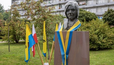 Popiersie Krystyny Bochenek w Galerii Artystycznej miasta Katowice fot K Kalkowski