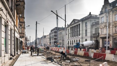 Prace na ul warszawskiej