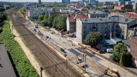 Przebudowa torow w Katowicach