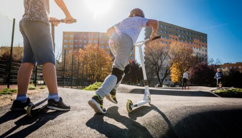 Pump track na Muchowcu nie b AE dzie pierwszym kt A3ry powstanie z BO fot Rados AA aw Ka A Aomierczak
