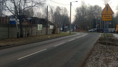 Skrzyżowanie Porcelanowej i Kolonia Amandy