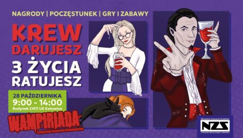 Wampiriada Jesienna studenckie krwiodawstwo