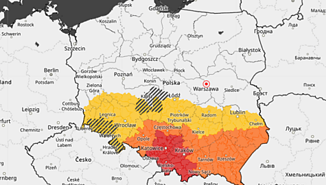 Alert burzowy slask