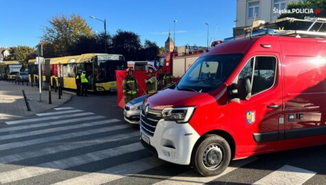 Autobus potracil kobiete w gliwicach