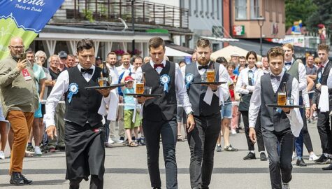 Bieg kelnerow w wisle