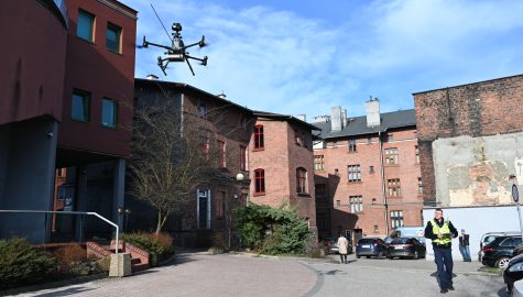 Dron antysmogowy w rudzie slaskiej