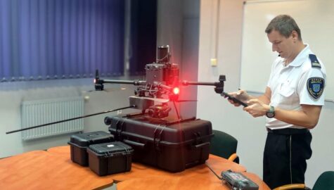 Dron w piekarach