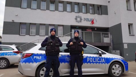 Eskorta policji do szpitala
