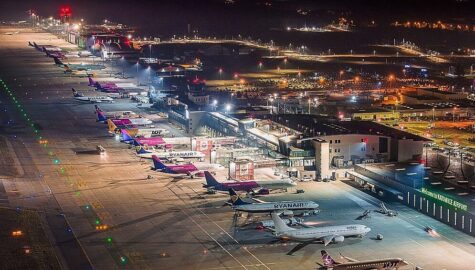 Ewakuacja katowice airport