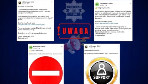 Fałszywe komunikaty