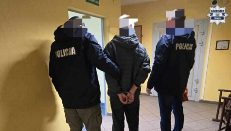 Groźba wysadzenia domu pyskowice