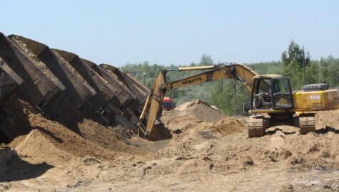 Kopalnia piaskowa CTL foto archiwalne
