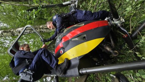 Ladowanie wiatrakowca