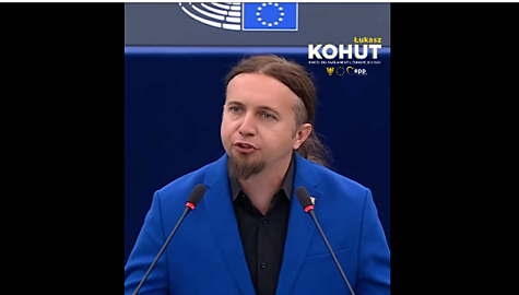 Lukasz kohut po slasku w parlamencie europejskim