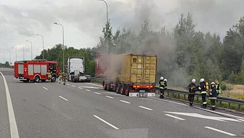 Osp dobieszowice piekary a1 pozar