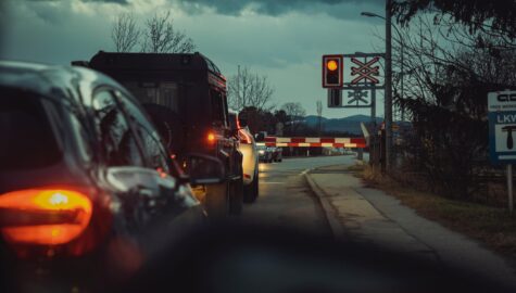 Kierowca wjechał na przejazd mimo zamykających się zapór