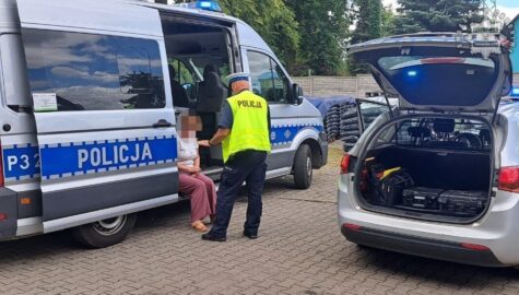 Pijana wjechała w radiowóz